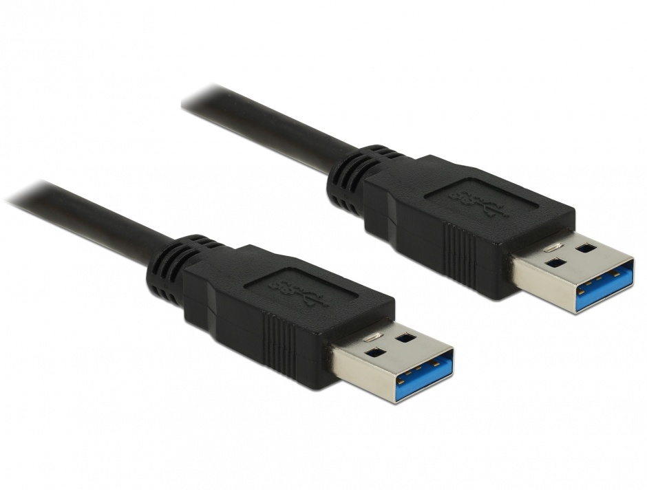Imagine Cablu USB 3.0 T-T 3m Negru, Delock 85063