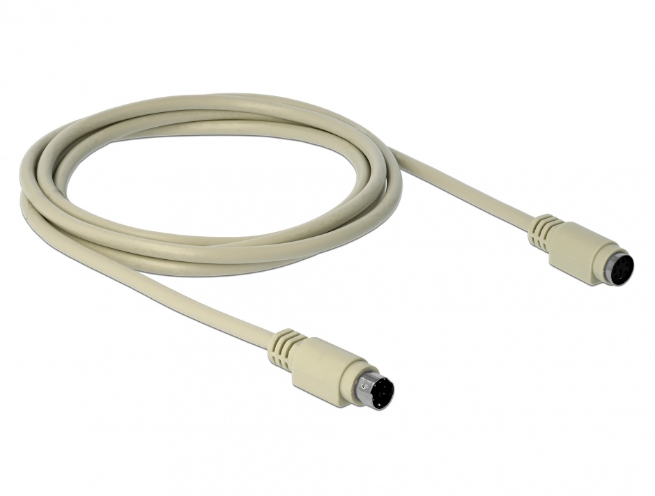 Imagine Cablu prelungitor PS/2 T-M 1.8m, Delock 85805