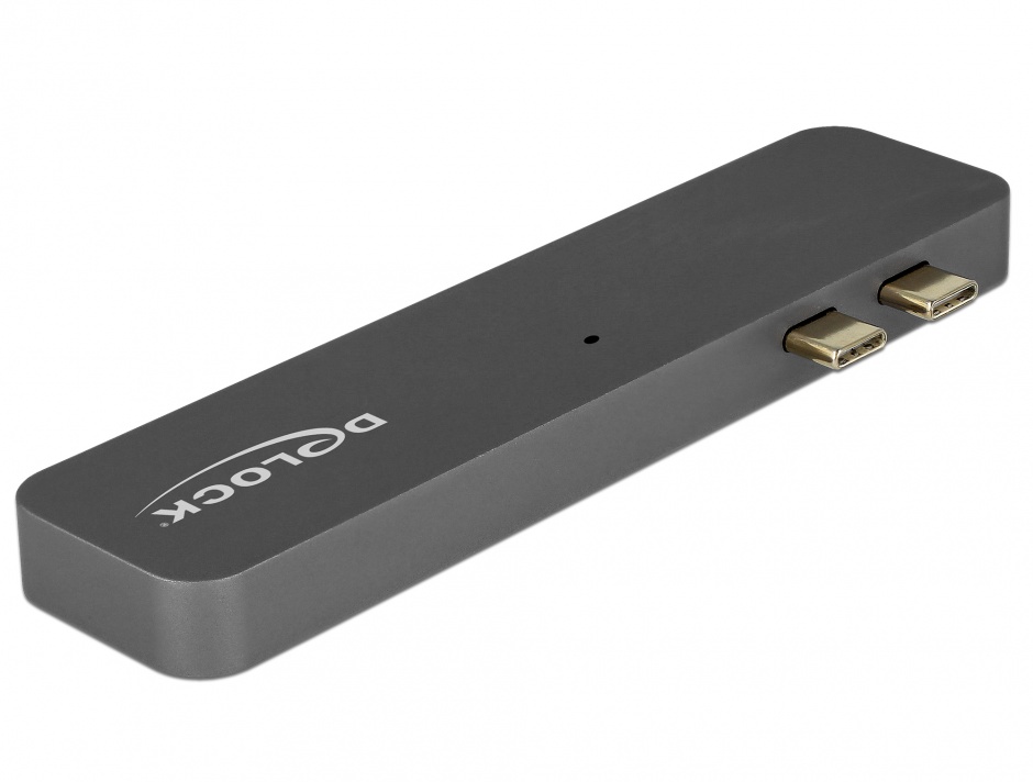 Imagine Docking Station pentru Macbook 2 x Thunderbolt 3/USB-C la 1 x HDMI, 2 x USB-A, 2 x USB-C, 1 x slot m