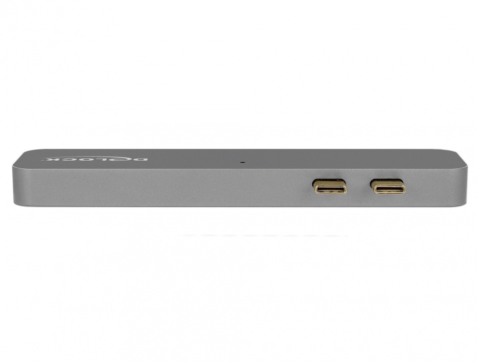 Imagine Docking Station pentru Macbook 2 x Thunderbolt 3/USB-C la 1 x HDMI, 2 x USB-A, 2 x USB-C, 1 x slot m
