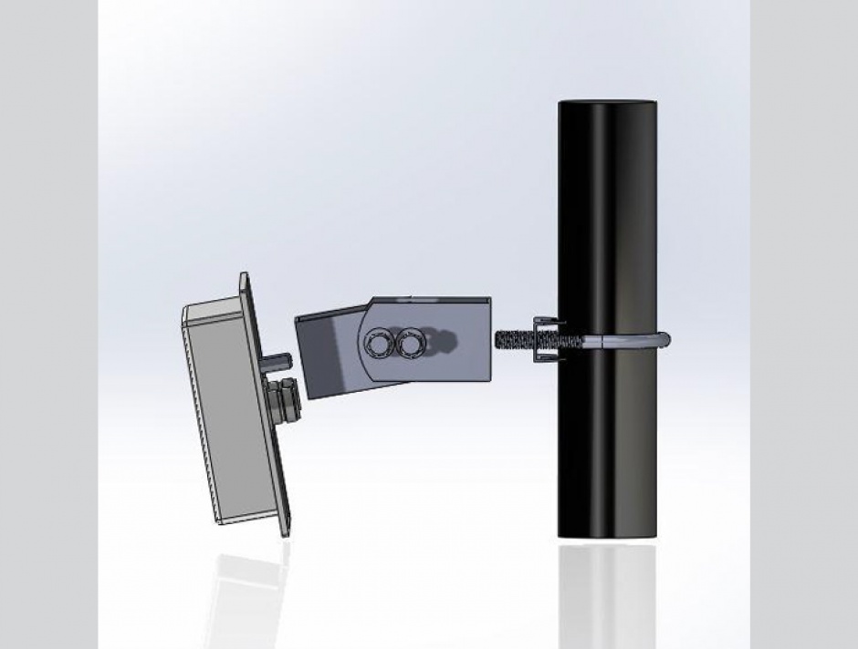 Imagine Antena WLAN MIMO IEEE 802.11 ac/a/h/b/g/n 2 x N jack 10.5 ~ 12 dBi directional, Delock 88806