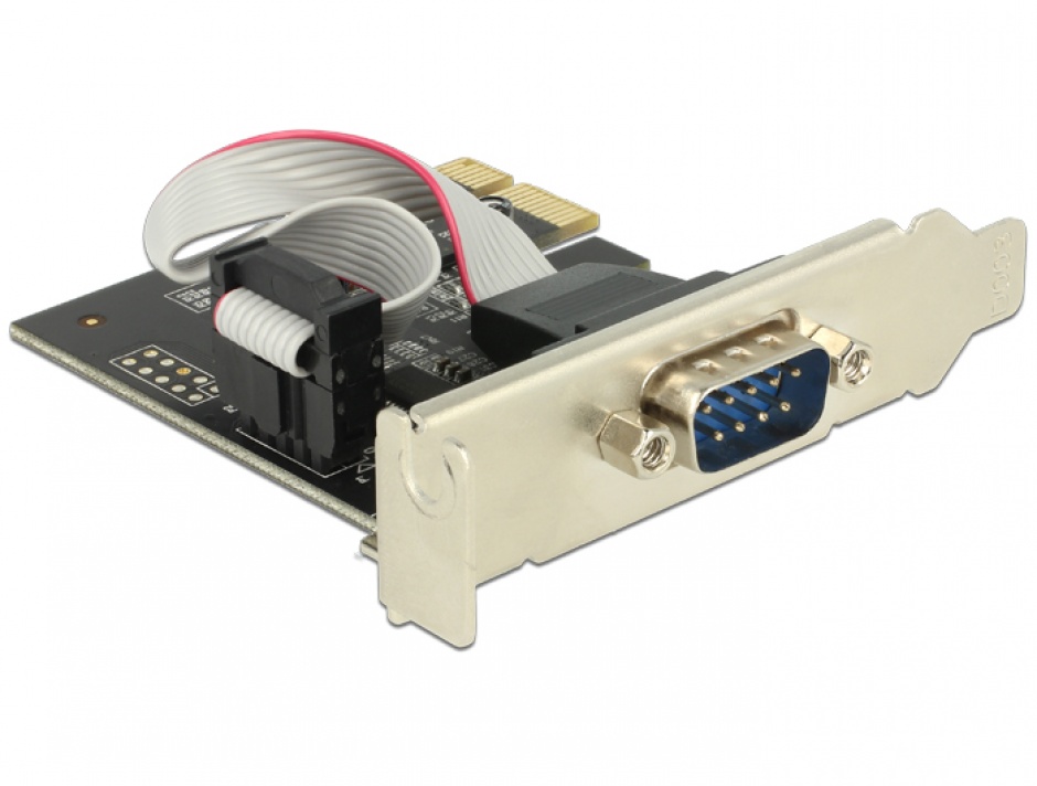 Imagine PCI Express la 1 port serial RS232, Delock 89236