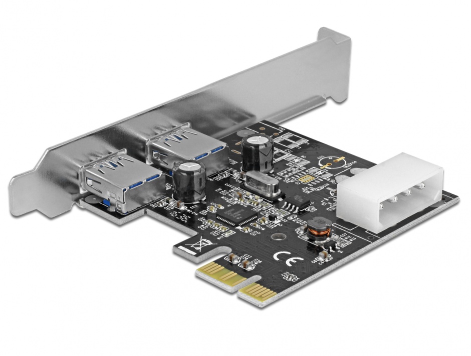 Imagine PCI Express cu 2 x USB 3.0, Delock 89243