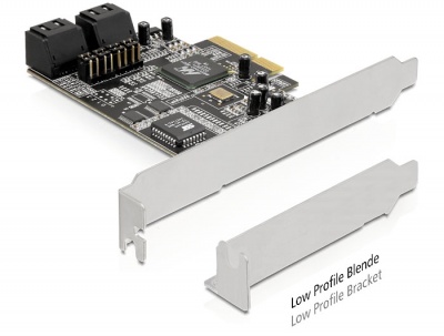Imagine Placa PCI Express la 4 x SATA II Raid, Delock 89280