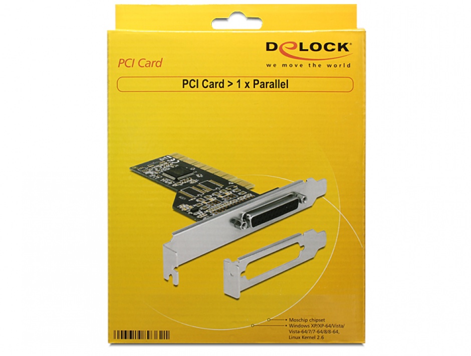 Imagine Placa PCI cu 1 x port Paralel DB25, Delock 89362