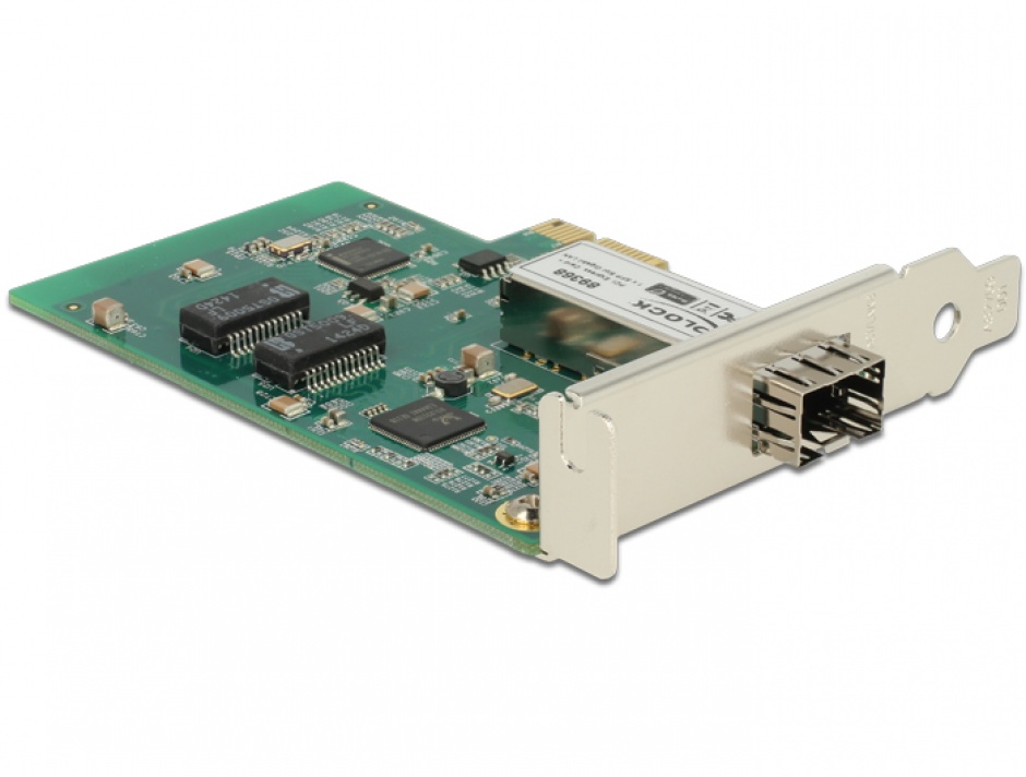 Imagine PCI Express Card cu 1 x SFP Slot Gigabit LAN, Delock 89368