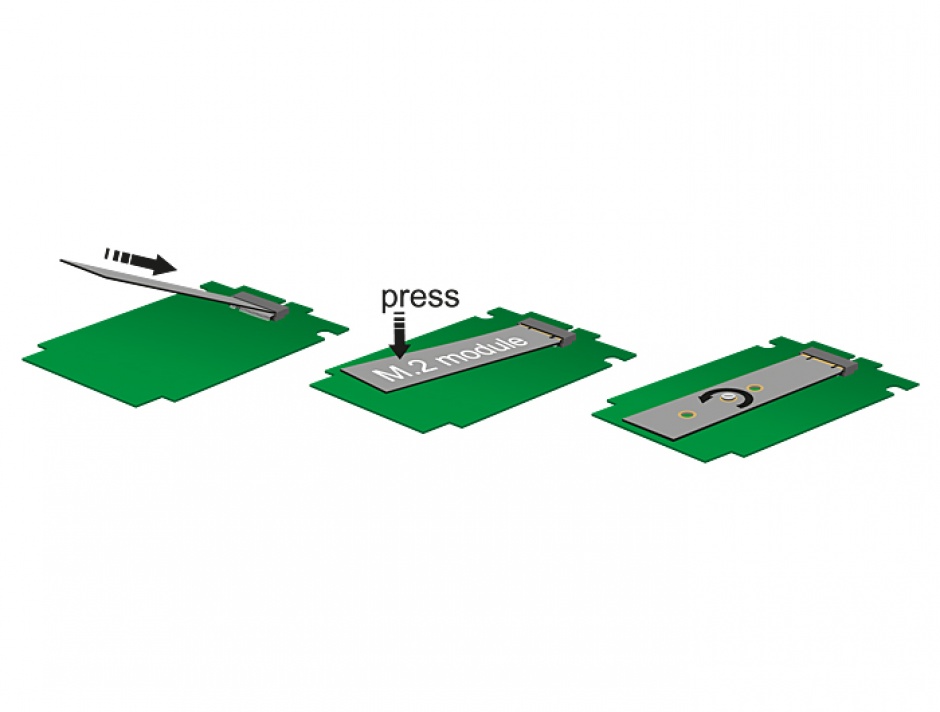 Imagine PCI Express la 1 x port NVMe M.2, Delock 89381