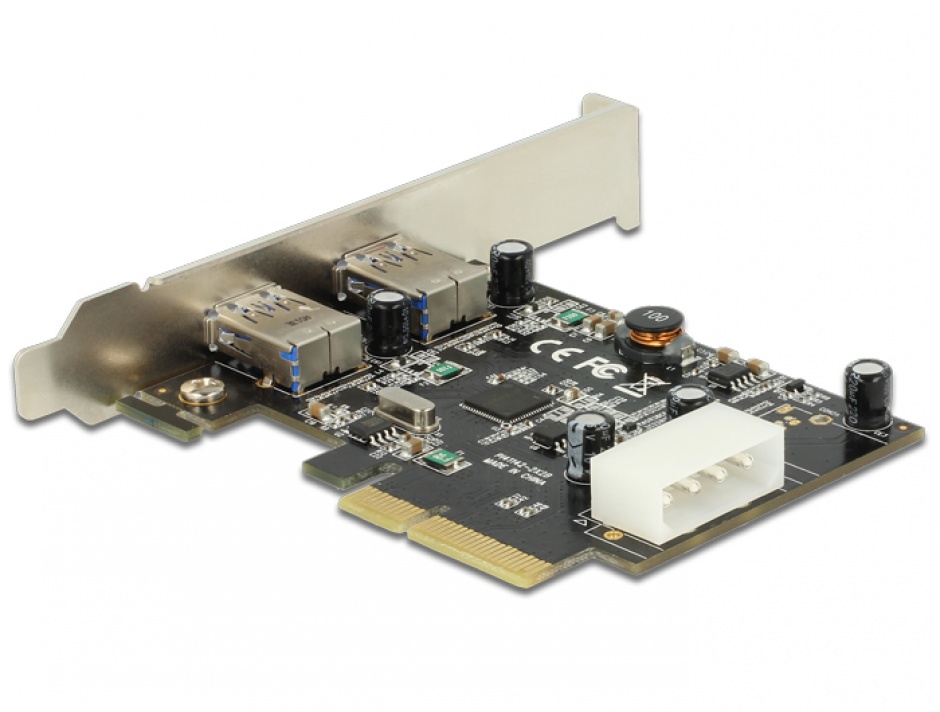 Imagine PCI Express cu 2 x USB 3.1 Gen 2, Delock 89398