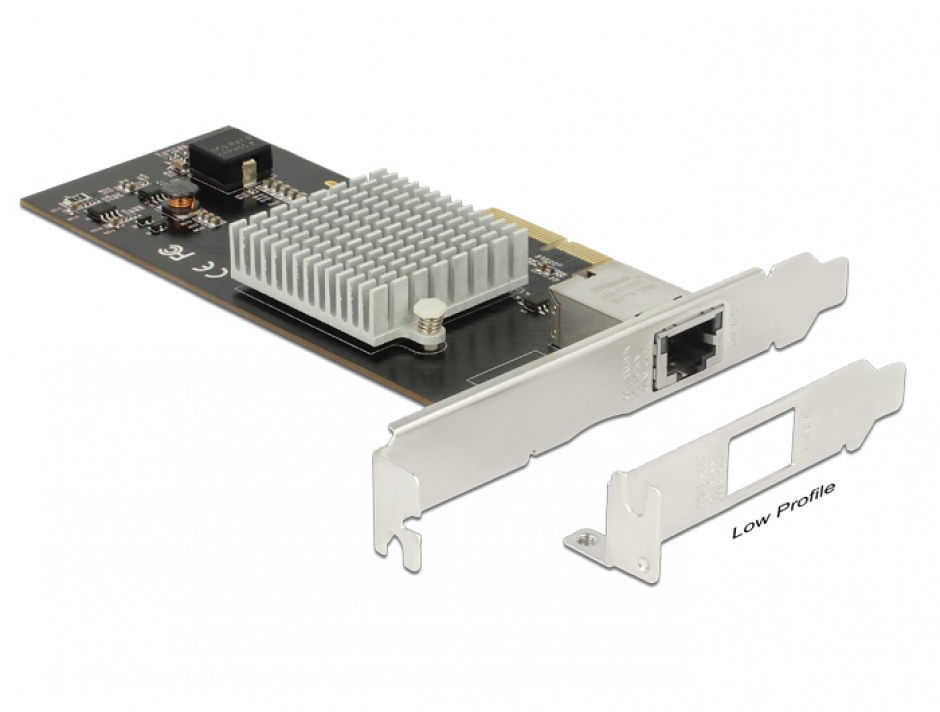 Imagine PCI Express la 1 x 10 Gigabit LAN RJ45, Delock 89521