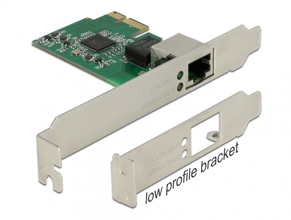 Imagine PCI Express cu un port 2.5 Gigabit LAN, Delock 89531
