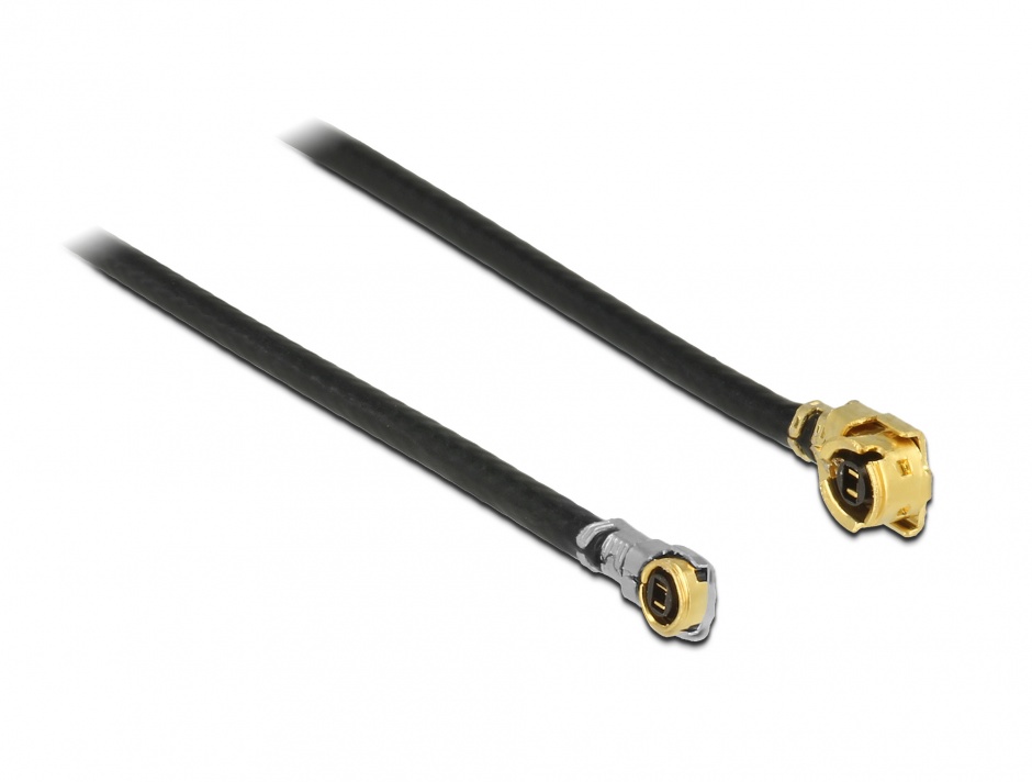 Imagine Cablu antena MHF / U.FL-LP-068 plug la MHF IV/ HSC MXHP32 plug 30cm 1.13, Delock 89649