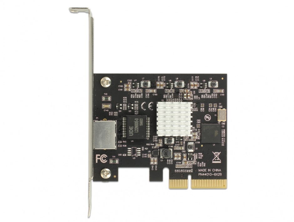 Imagine PCI Express la 1 x 10 Gigabit LAN NBASE-T RJ45, Delock 89654