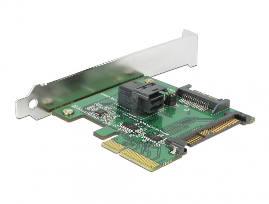 Imagine PCI Express U.2 NVMe la 1 x SFF-8643 + 1 x SFF-8639 Low Profile Form Factor, Delock 89922