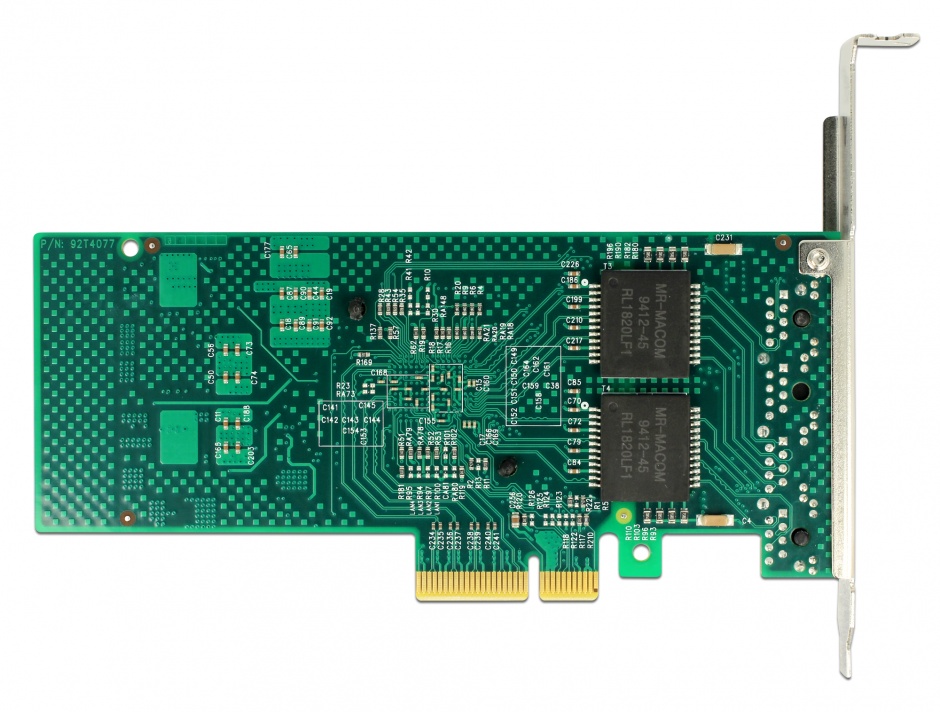 Imagine PCI Express la 4 x Gigabit LAN chipset Intel i350, Delock 89946