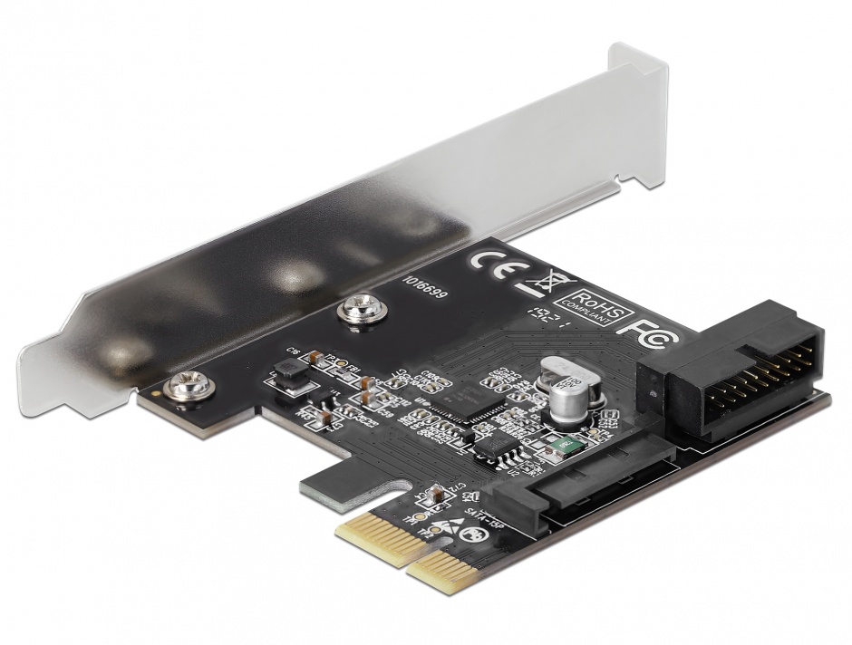 Imagine PCI Express cu un port pin header USB 3.0, Delock 90394
