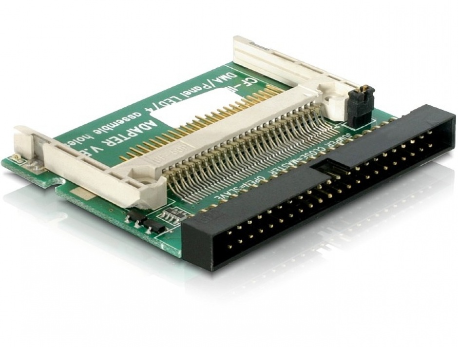 Imagine Cititor de carduri IDE 44 pini la Compact Flash, Delock 91653