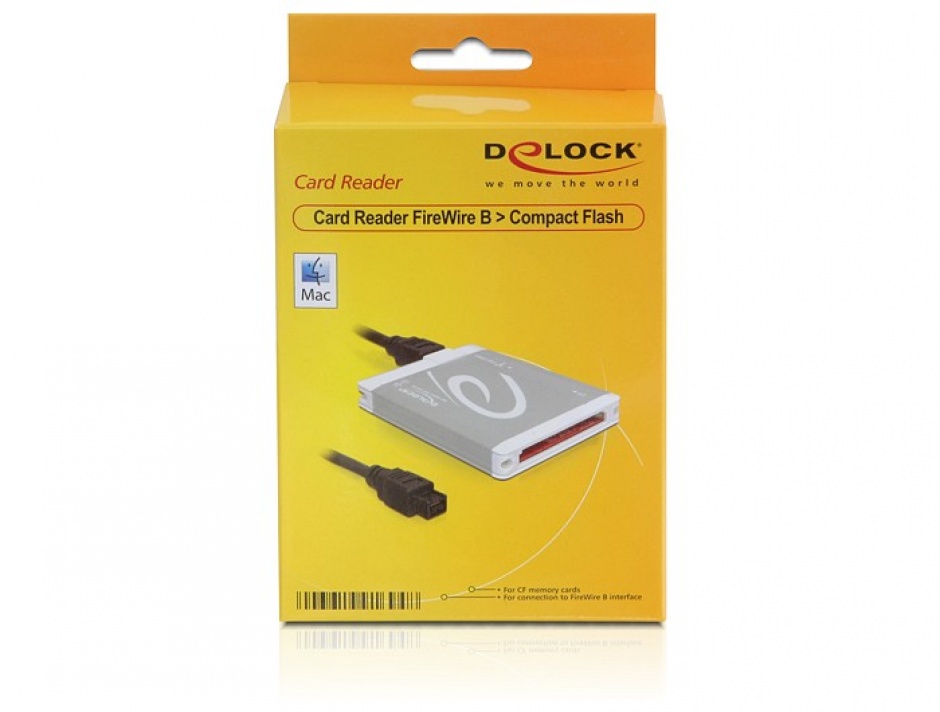 Imagine Card Reader Delock FireWire B la Compact Flash, 91694