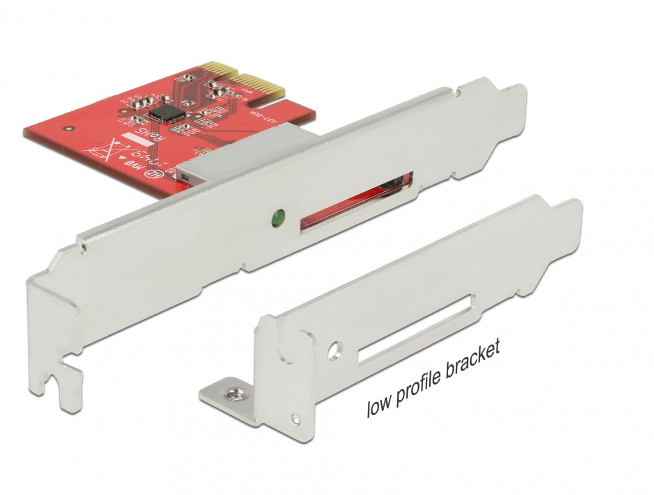 Imagine PCI Express la 1 slot extern SDXC, Delock 91743