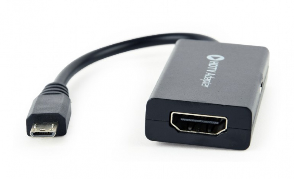 Imagine Adaptor micro USB 11 pini MHL la HDMI, Gembird A-MHL-003