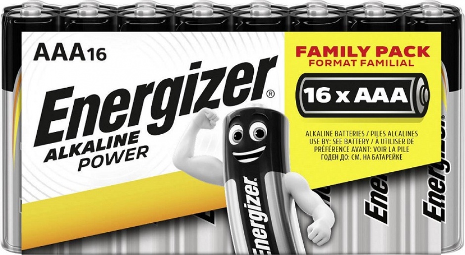Imagine Set 16 buc baterii alkaline AAA, ENERGIZER
