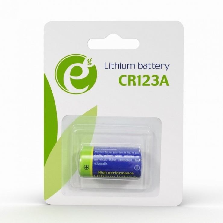 Imagine Baterie CR123 3V Litiu, Energenie EG-BA-CR123-01