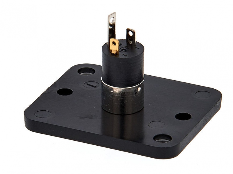 Imagine Conector jack stereo 3.5mm 3 pini mama tip D montare masa/panou, HICON HI-J35SEFD
