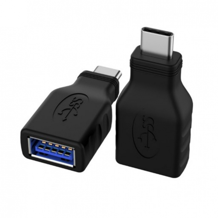 Imagine Adaptor USB-C 3.1 la USB-A T-M Negru, kur31-11
