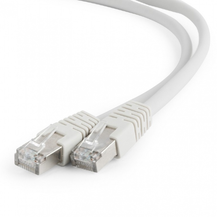Imagine Cablu de retea RJ45 SFTP cat 6A LSOH 0.25m Gri, Gembird PP6A-LSZHCU-0.25M