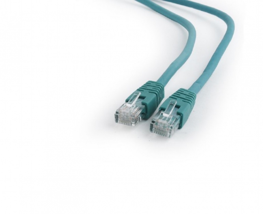 Imagine Cablu de retea RJ45 0.25m cat 6 UTP Verde, Gembird PP6U-0.25M/G