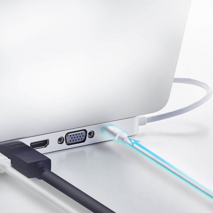 Imagine Docking station USB-C multiport (HDMI, VGA, Displayport, cititor de carduri, RJ 45) cu alimentare PD