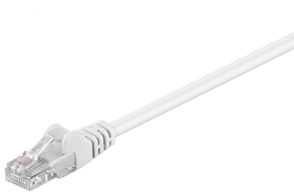Imagine Cablu de retea RJ45 UTP cat 5e 10m Alb, SPUTP100W