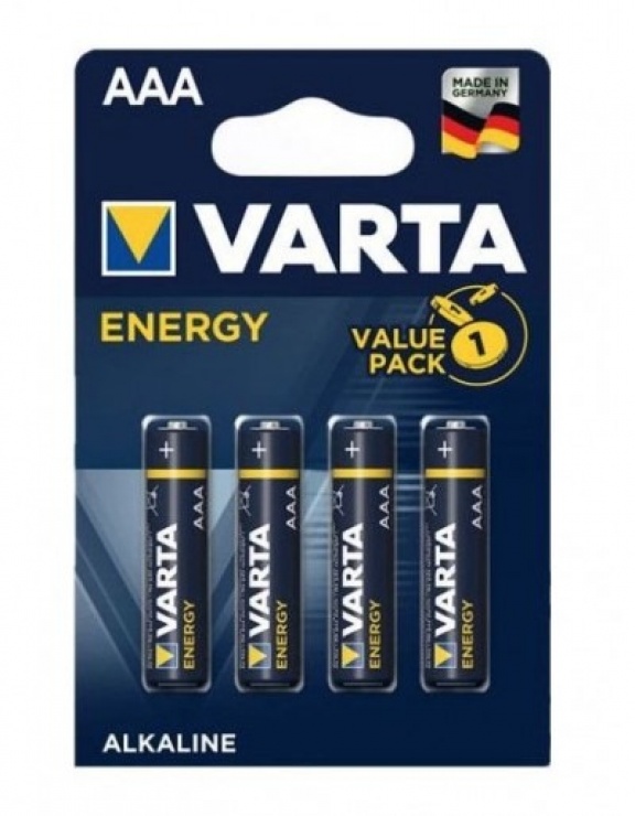 Imagine Set 4 buc baterii AAA LR6/MN2400 Alkaline, Varta
