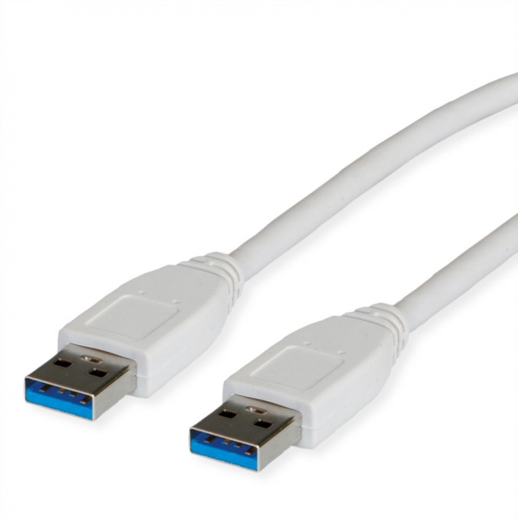 Imagine Cablu USB 3.2-A Gen1 T-T 1.8m Alb, Value 11.99.8975