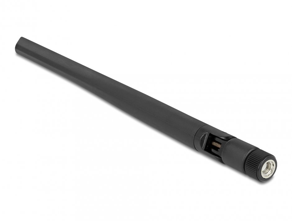 Imagine Antena WLAN 802.11 a/ax/a/b/g/n RP-SMA 5dBi 20cm omnidirectional, Delock 12636