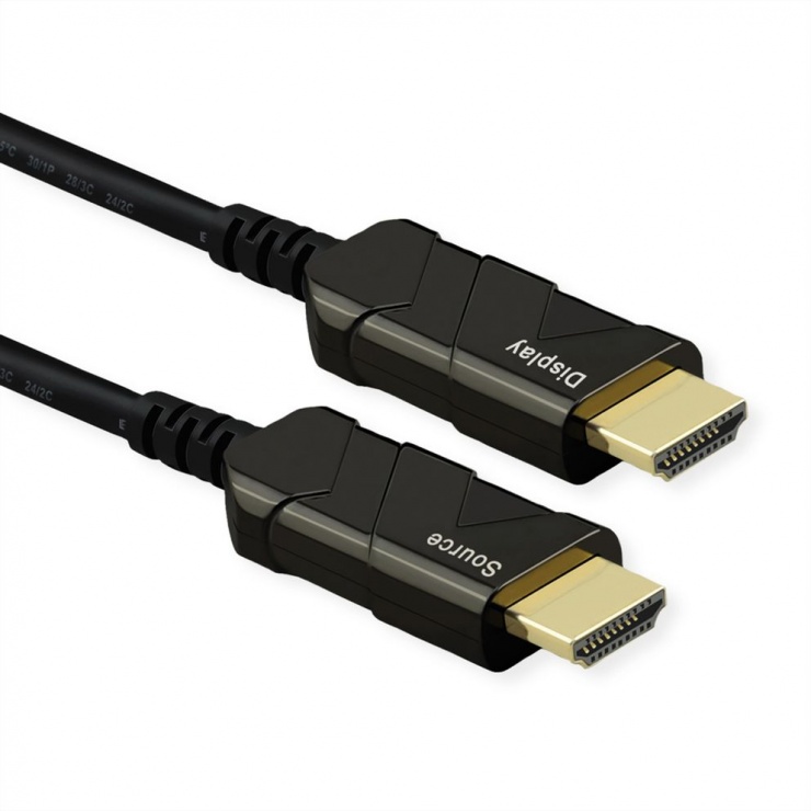 Imagine Cablu UHD HDMI Activ Optic  (AOC) 8K60Hz T-T 30m, Roline 14.01.3483