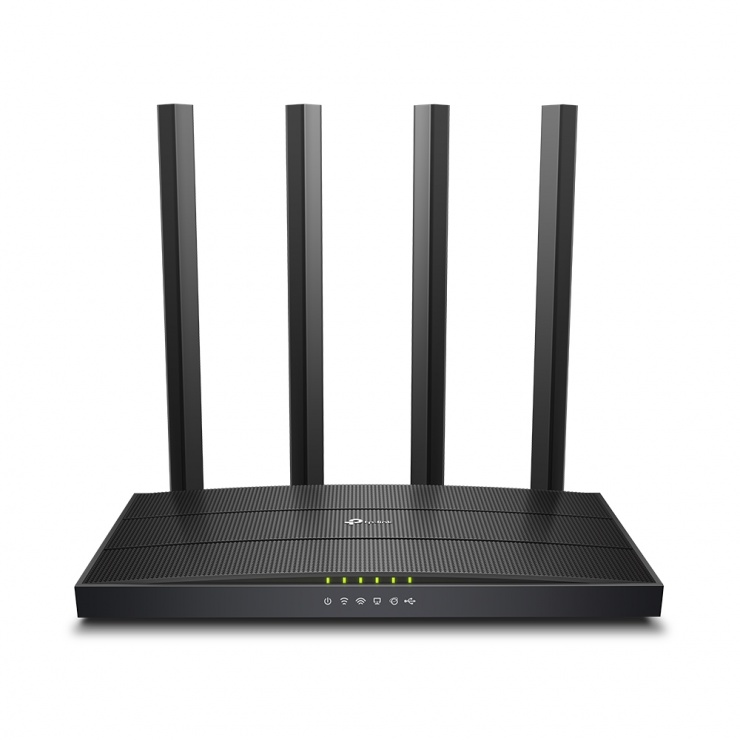 Imagine Router Wireless Gigabit Dual Band MU-MIMO AC1200, TP-LINK Archer C6U