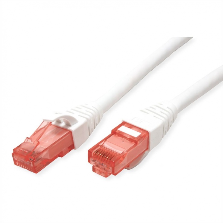 Imagine Cablu de retea RJ45 UTP Component Level cat.6 LSOH 10m Alb, Roline 21.15.2567