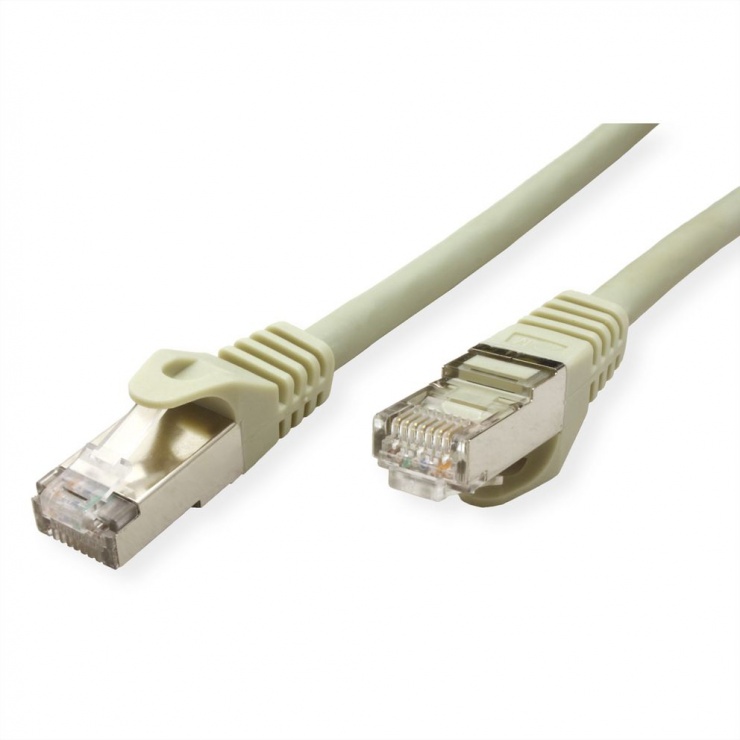 Imagine Cablu de retea SFTP cat 6A solid LSOH Gri 50m, Value 21.99.0847