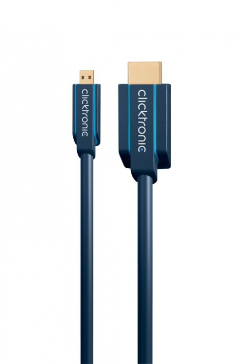 Imagine Cablu HDMI la micro HDMI-D T-T 3m, Clicktronic CLICK70329