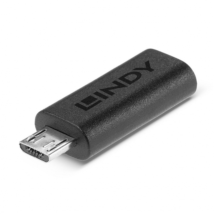 Imagine Adaptor USB type C la micro USB 2.0 M-T, Lindy L41903