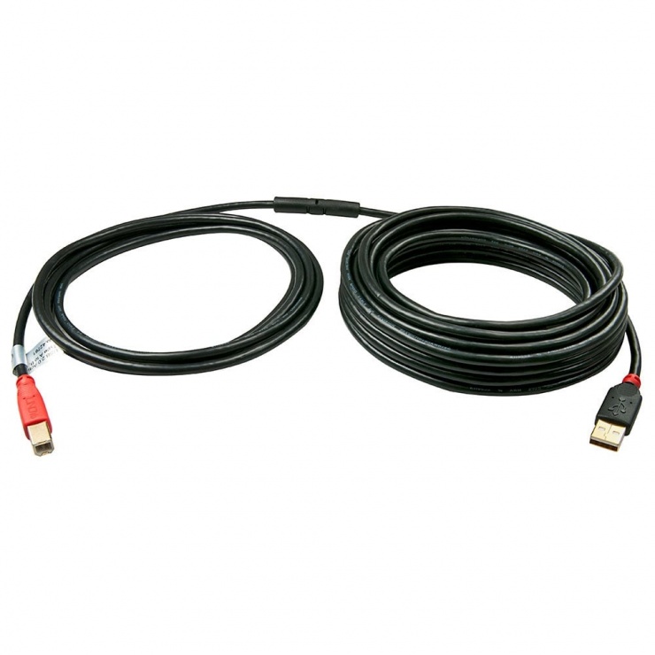 Imagine Cablu de imprimanta activ USB 2.0 A-B 15m T-M, Lindy L42762
