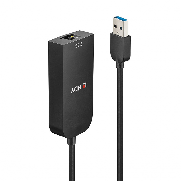 Imagine Adaptor USB 3.0 la Gigabit LAN 2.5G, Lindy L43281