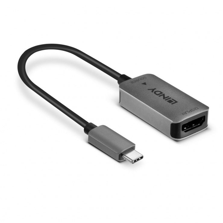 Imagine Adaptor USB 3.1 Type C la HDMI 4K@60Hz T-M, Lindy L43287