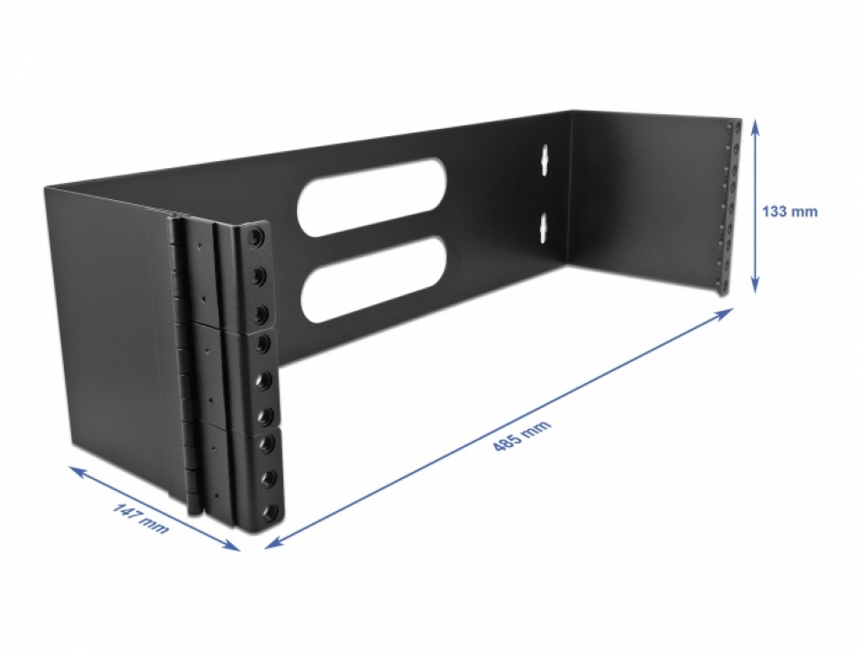 Imagine Wall Mount Rack 3U 19", Delock 43307