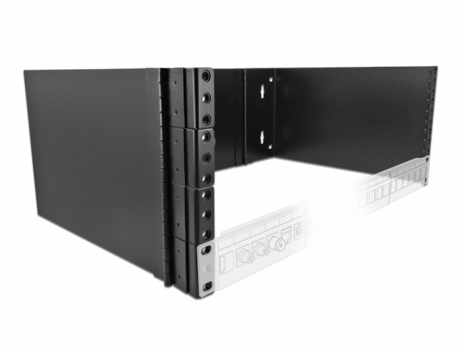 Imagine Wall Mount Rack 4U foldable 19", Delock 43378