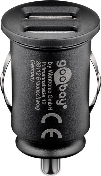 Imagine Incarcator auto cu 2 x USB 2.1A, Goobay 44177