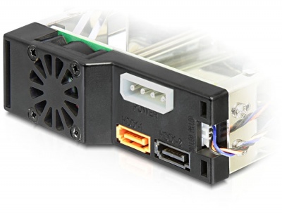Imagine Rack intern 5.25" pentru HDD SAS/SATA 3.5", Delock 47195