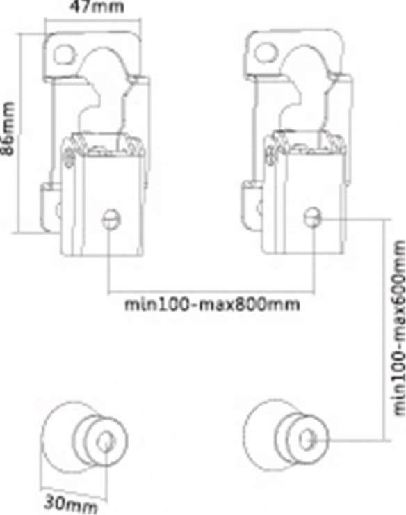 Imagine Suport perete pentru TV 37" - 100", Goobay G63478