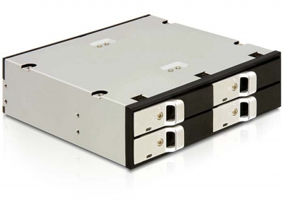 Imagine Rack mobil 5.25" pentru 4 x 2.5 SATA HDD, Delock 47210