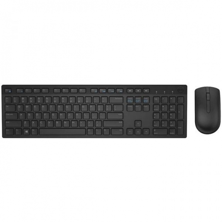 Imagine Kit tastatura + mouse wireless KM636 Negru, Dell 580-ADFT